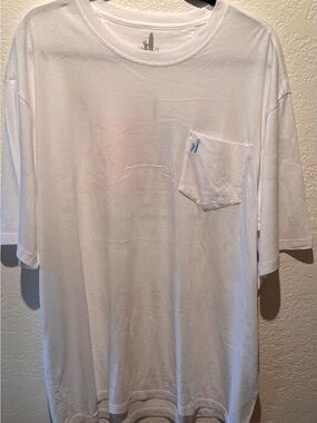 Men's White Johnnie-O Pocket T-Shirt